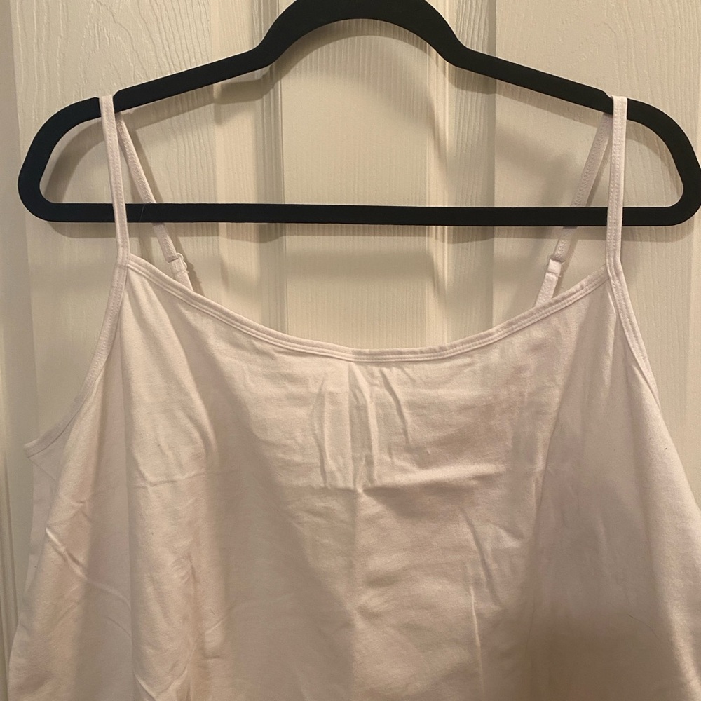 Lane Bryant White Relaxed Camisole Top